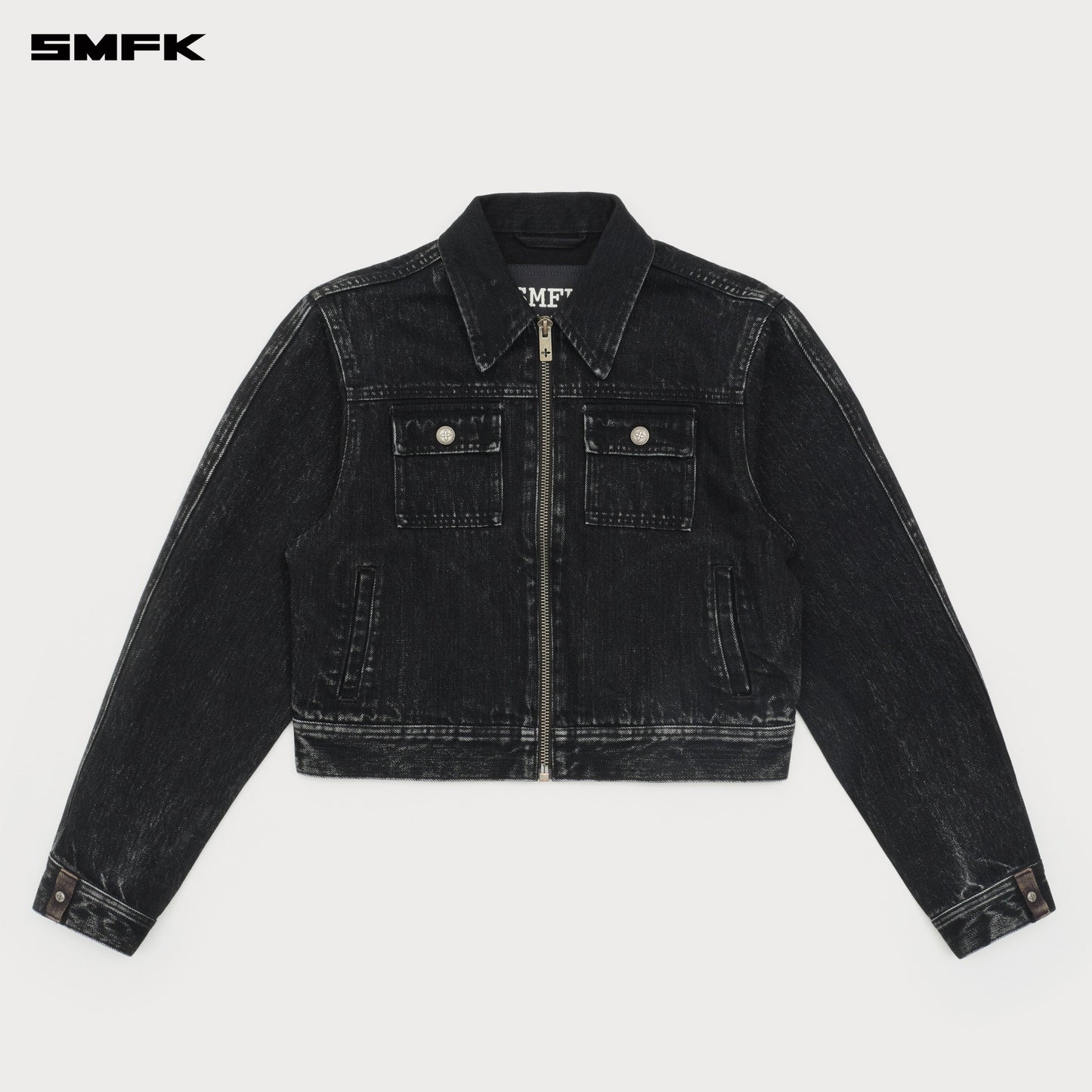 COMPASS CROSS CLASSIC KNIGHT JACKET BLACK DENIM