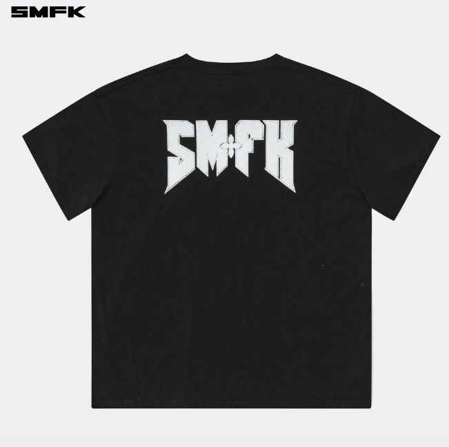 Compass Smfk Metal Rock Loose Tee Black
