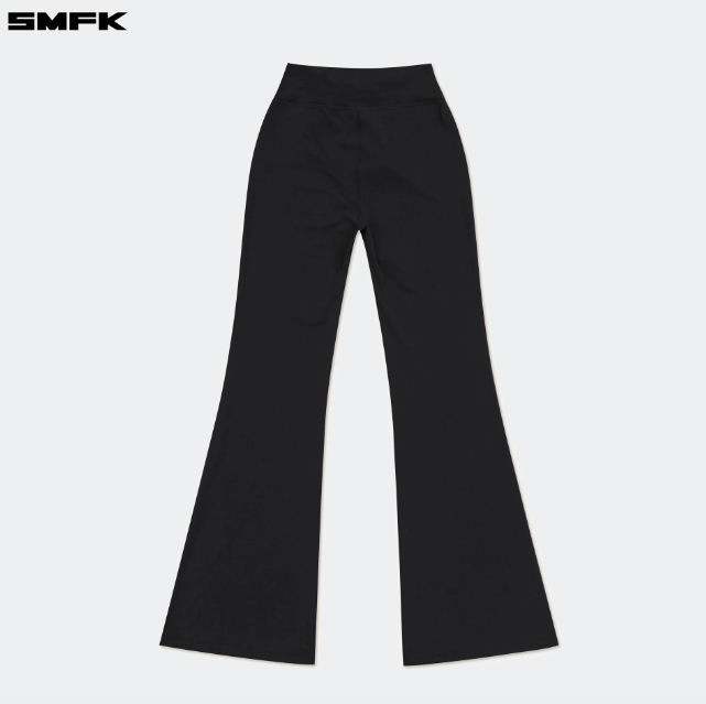 Future Wave Body Shaping Sports Flared Pants Black