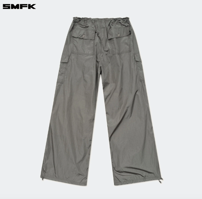 Future Storm Hunting Loose Paratrooper Pants Dark Gray