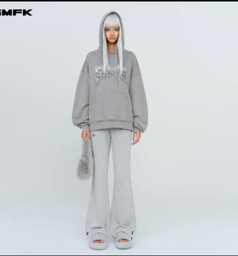 FUTURE CLASSIC FLARED SWEATPANTS IN GRAY