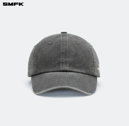 COMPASS CROSS CHAIN BADGE BASEBALL CAP STORM GRAY