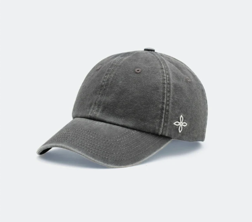 COMPASS CROSS CHAIN BADGE BASEBALL CAP STORM GRAY