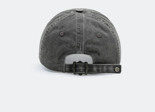 COMPASS CROSS CHAIN BADGE BASEBALL CAP STORM GRAY