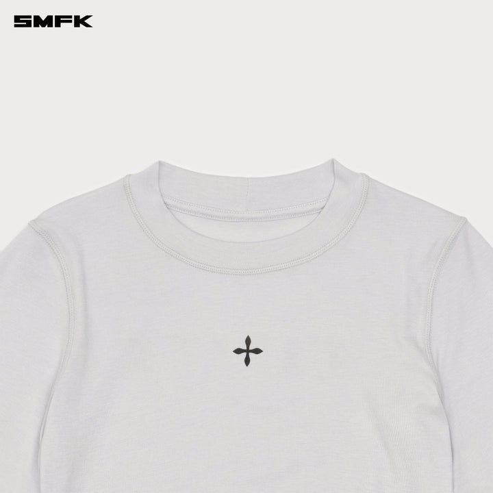 FUTURE GENETIC TECHNOLOGY ACETATE SPORTS TOP NEBULA GRAY