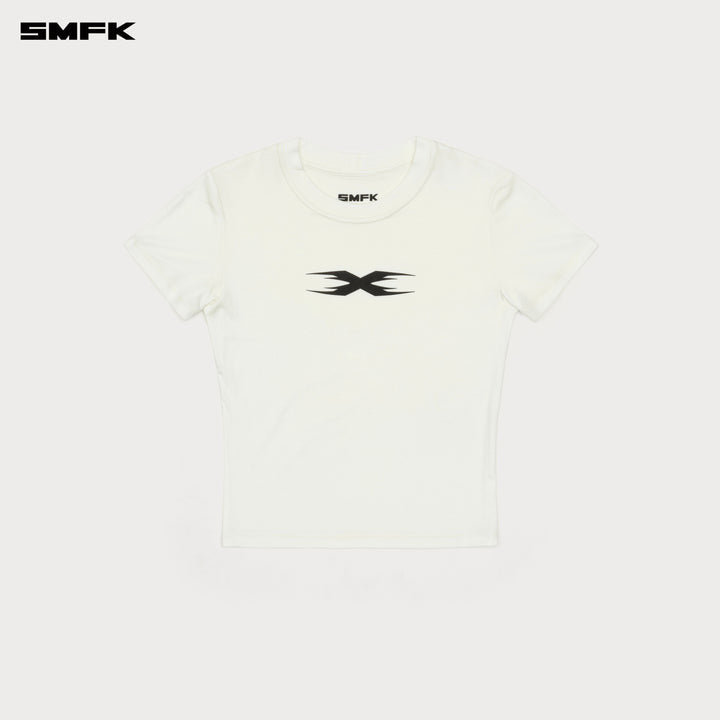 FUTURE X FUTURE RIPPLE SPORT SLIM TEE SNOW WHITE