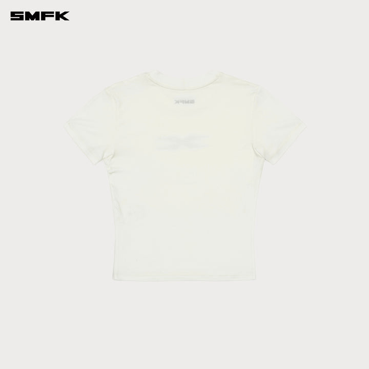 FUTURE X FUTURE RIPPLE SPORT SLIM TEE SNOW WHITE