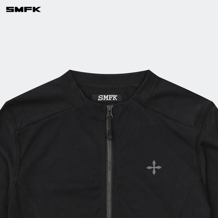 FUTURE WAVE FUTURE KINETIC BODY SHAPING SHORT JACKET WILDERNESS BLACK