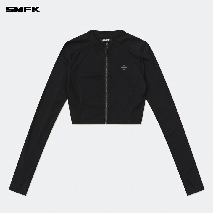 FUTURE WAVE FUTURE KINETIC BODY SHAPING SHORT JACKET WILDERNESS BLACK