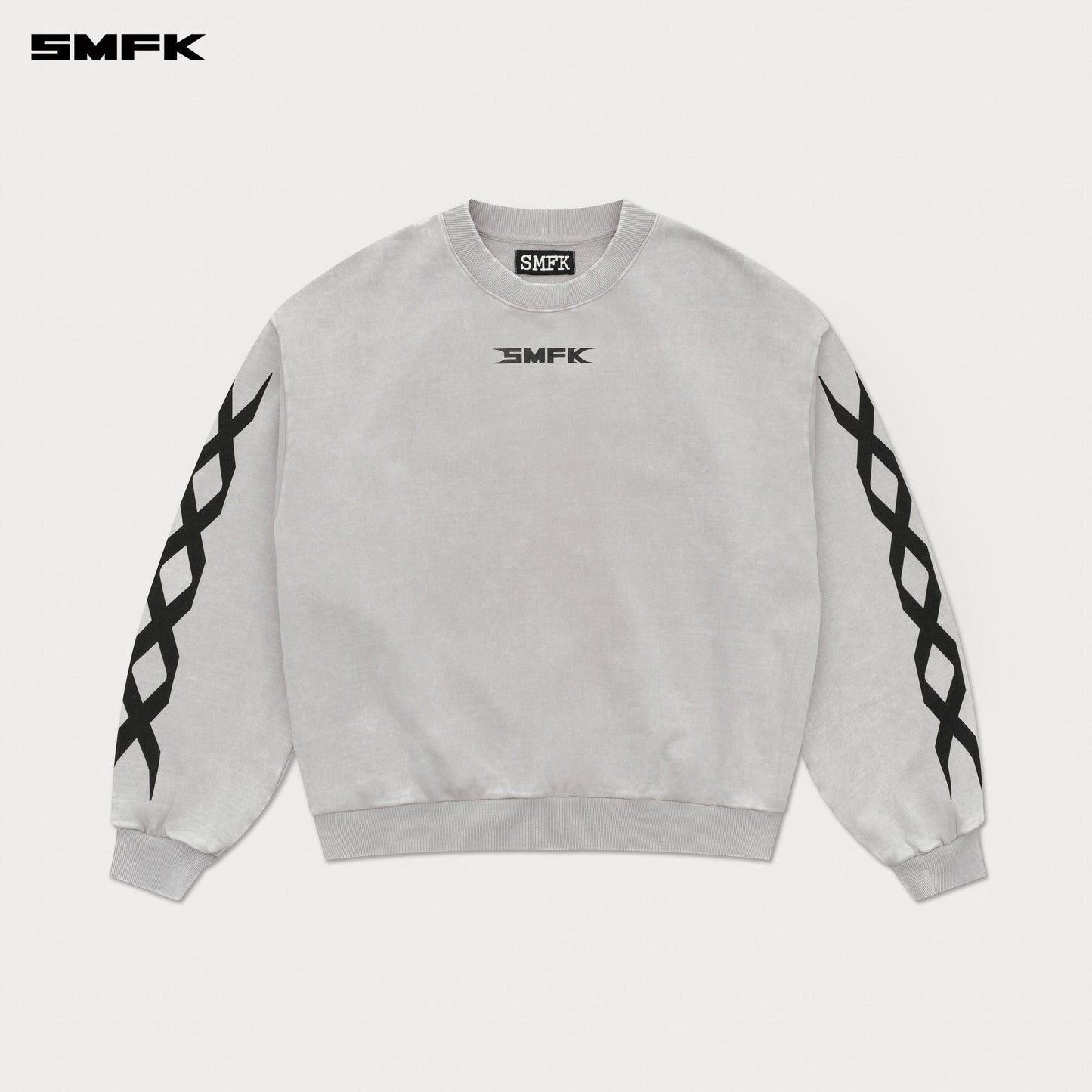 FUTURE DNA GENETIC CHAIN RACING WIDE SWEATSHIRT - DUSTY GRAY