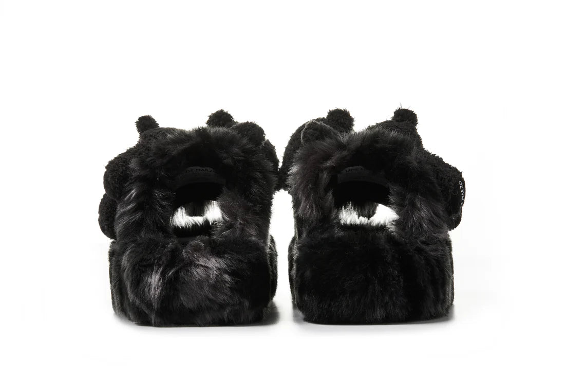 13DE MARZO Logo Furry Plush Slipper