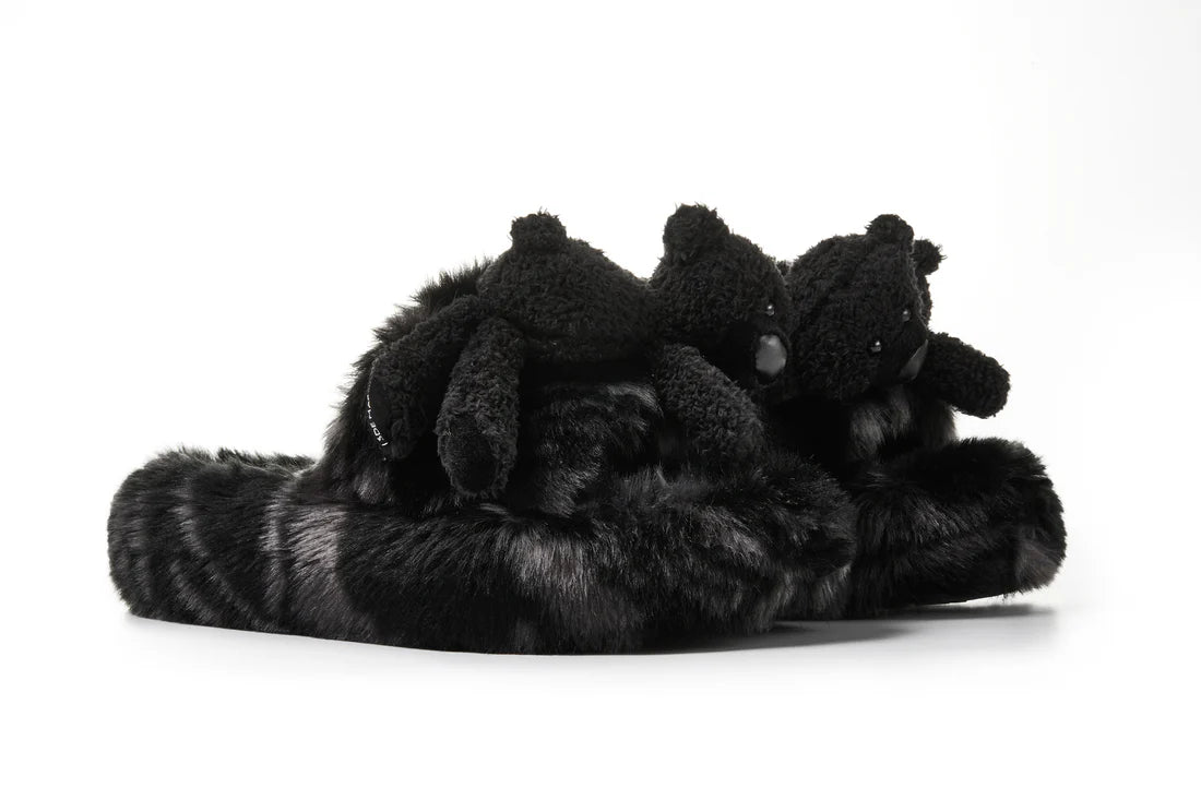 13DE MARZO Logo Furry Plush Slipper