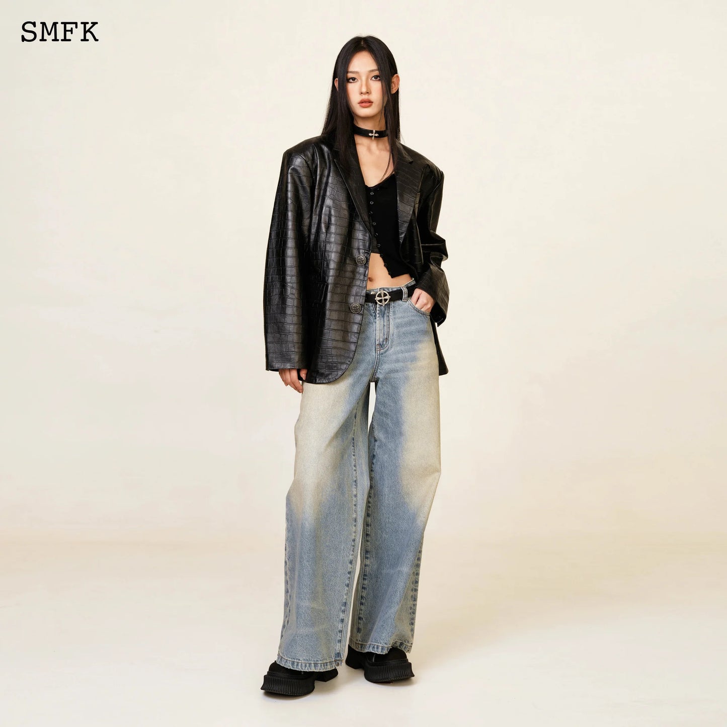 Wildworld Tarpan Classic Blue Flared Jeans