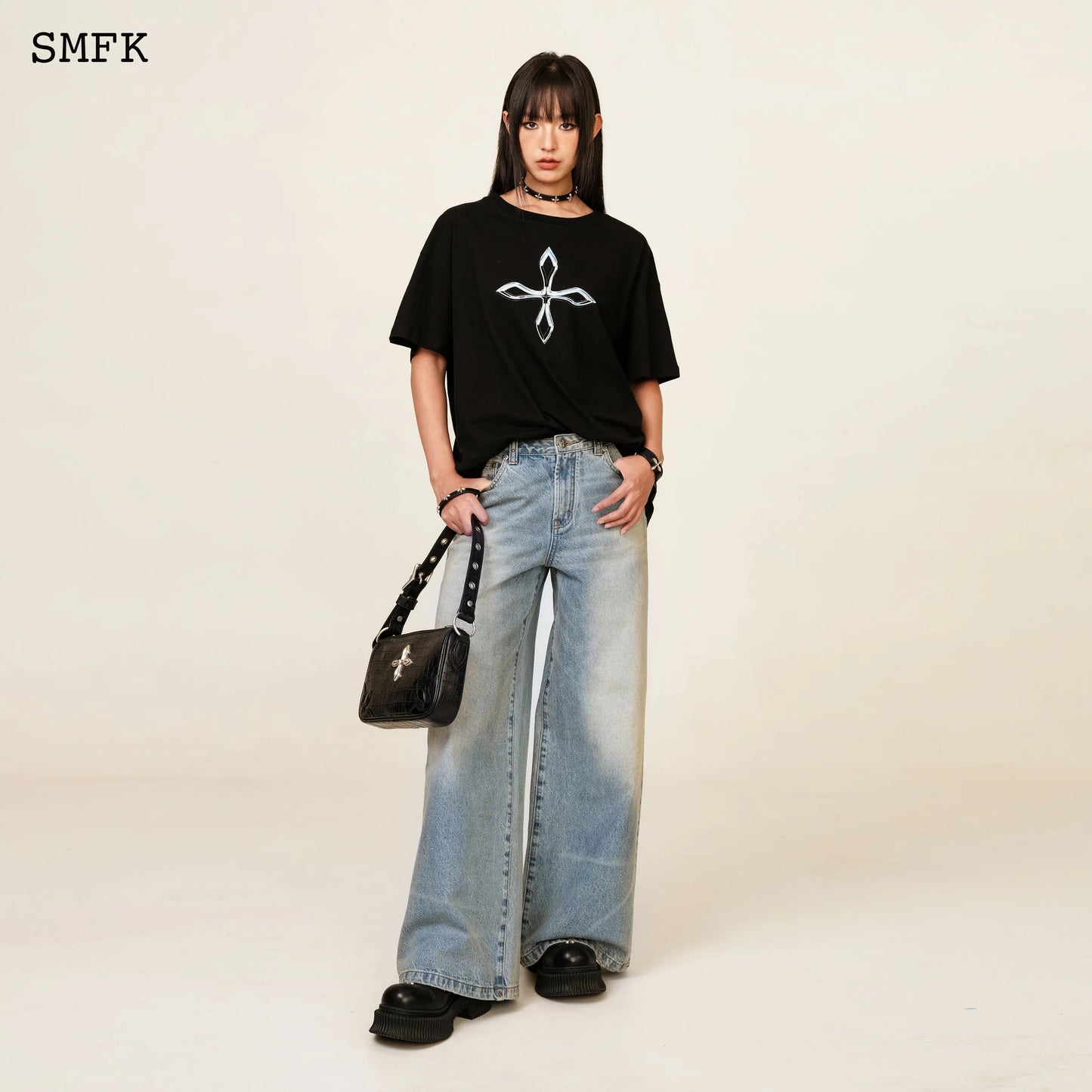 Wildworld Tarpan Classic Blue Flared Jeans