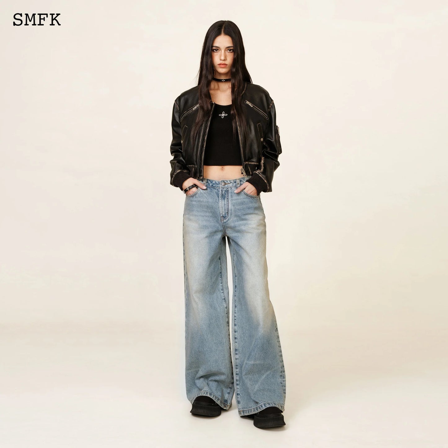 Wildworld Tarpan Classic Blue Flared Jeans