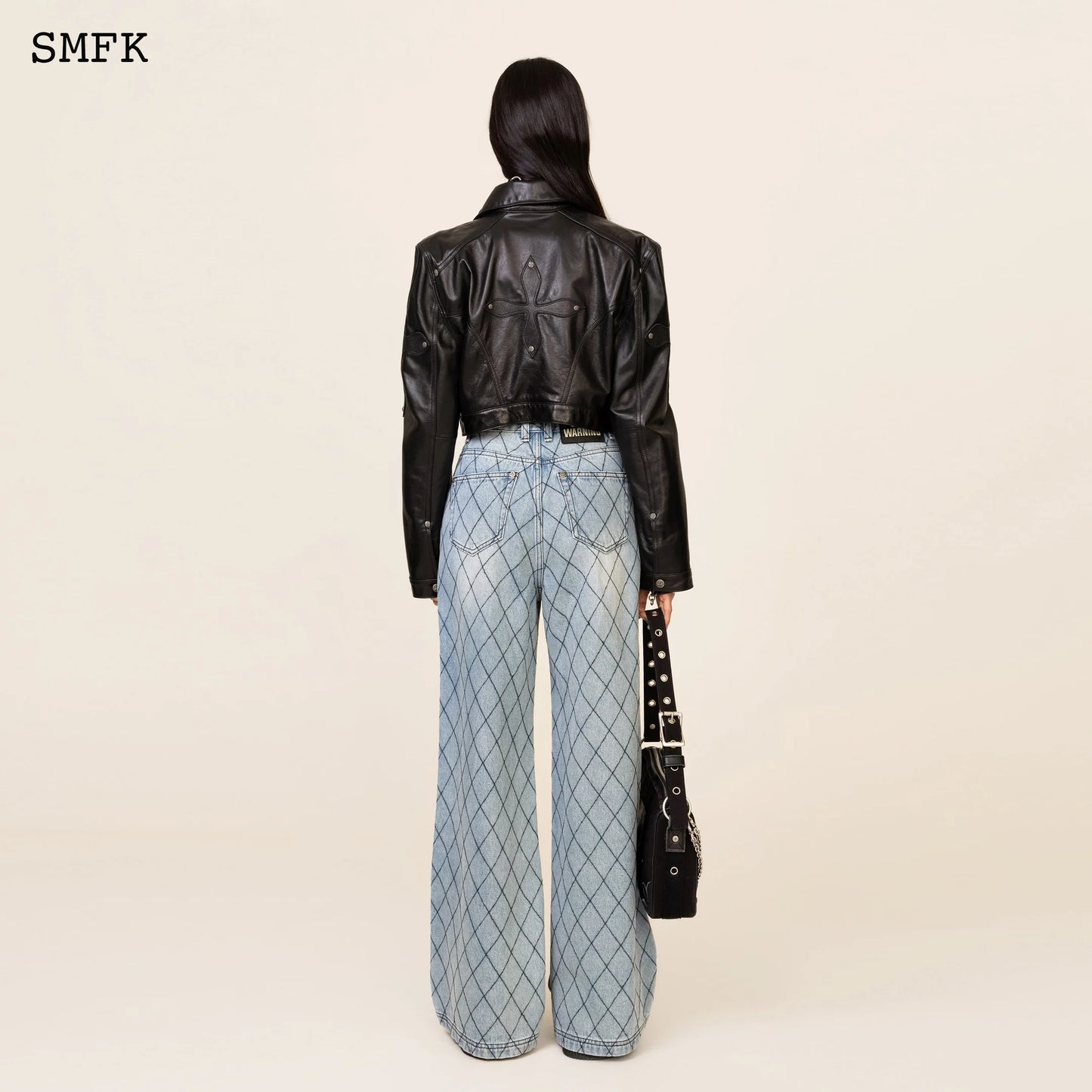 Wildworld Fence Loose Blue Denim Jeans