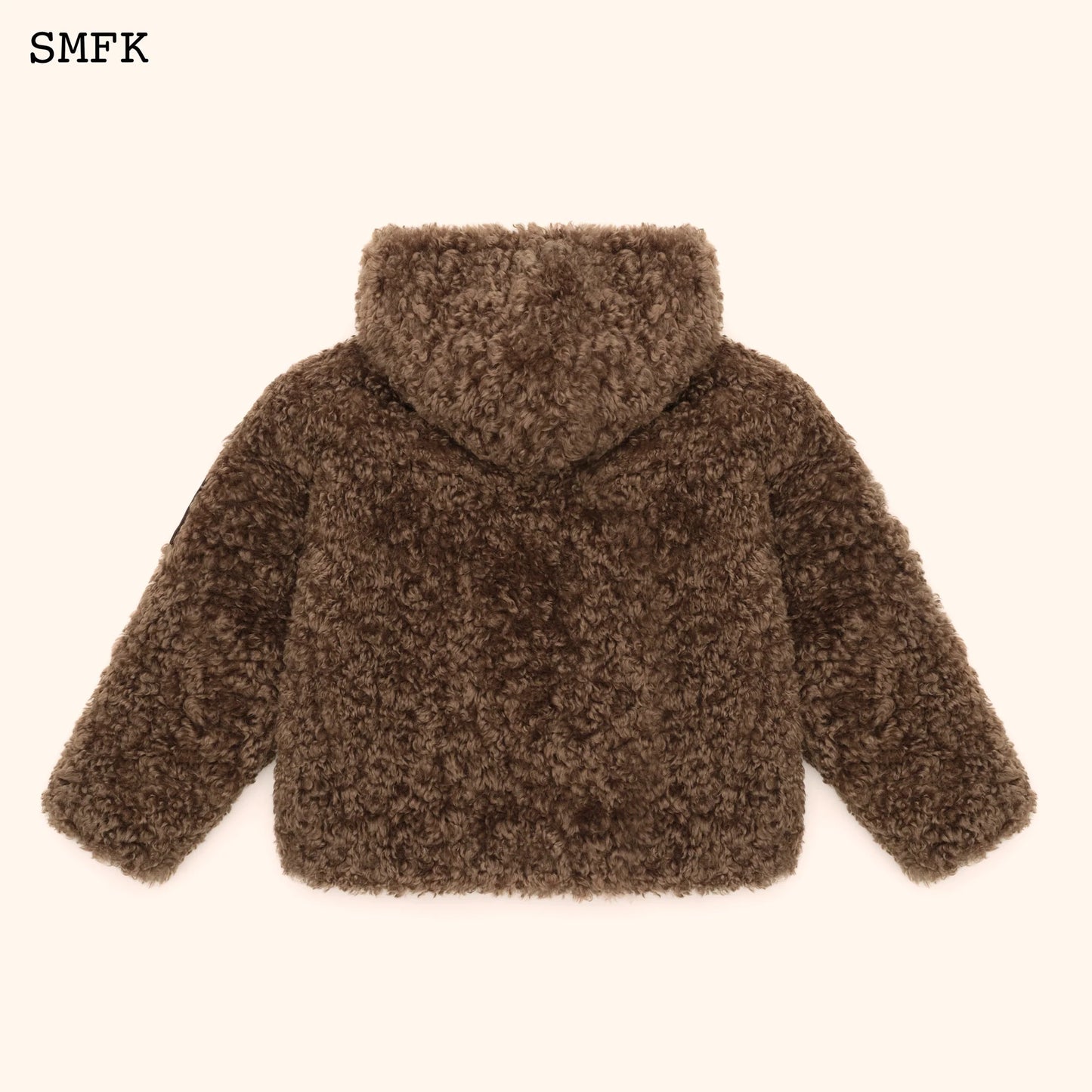 Wildworld Adventure Outdoor Faux Fur Hoodie In Brown