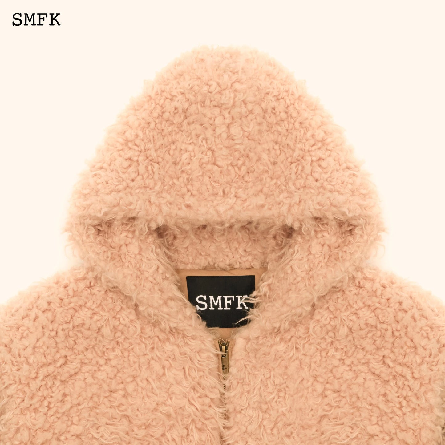 Wildworld Adventure Outdoor Faux Fur Hoodie In Cream