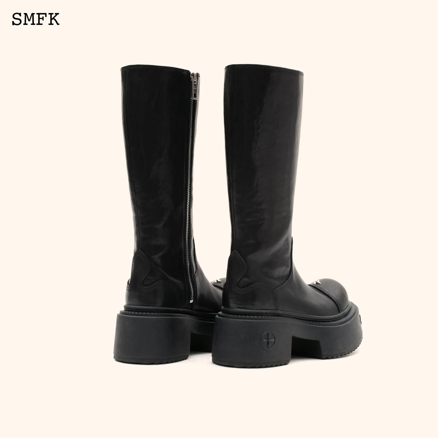 Compass Rider Medium Boots In Black