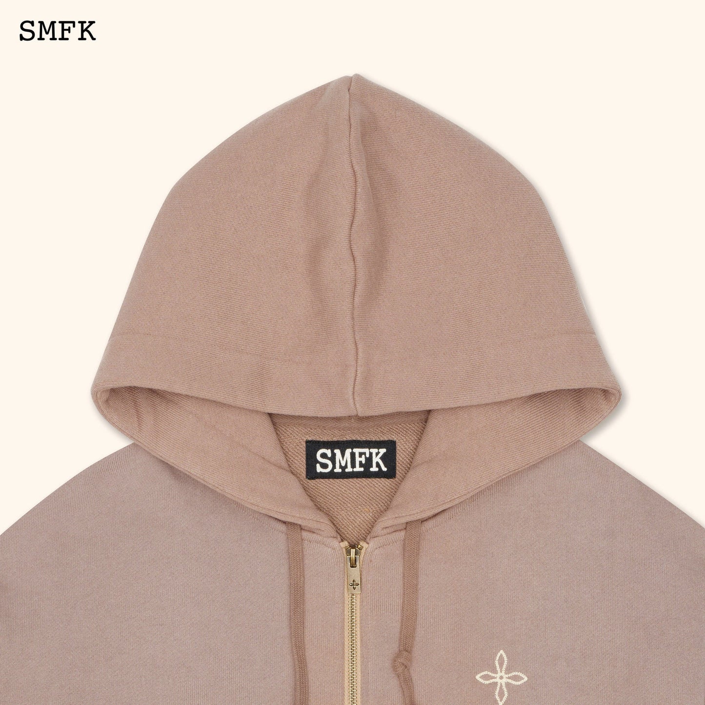 Compass Classic Cross Hoodie Nude Jacket