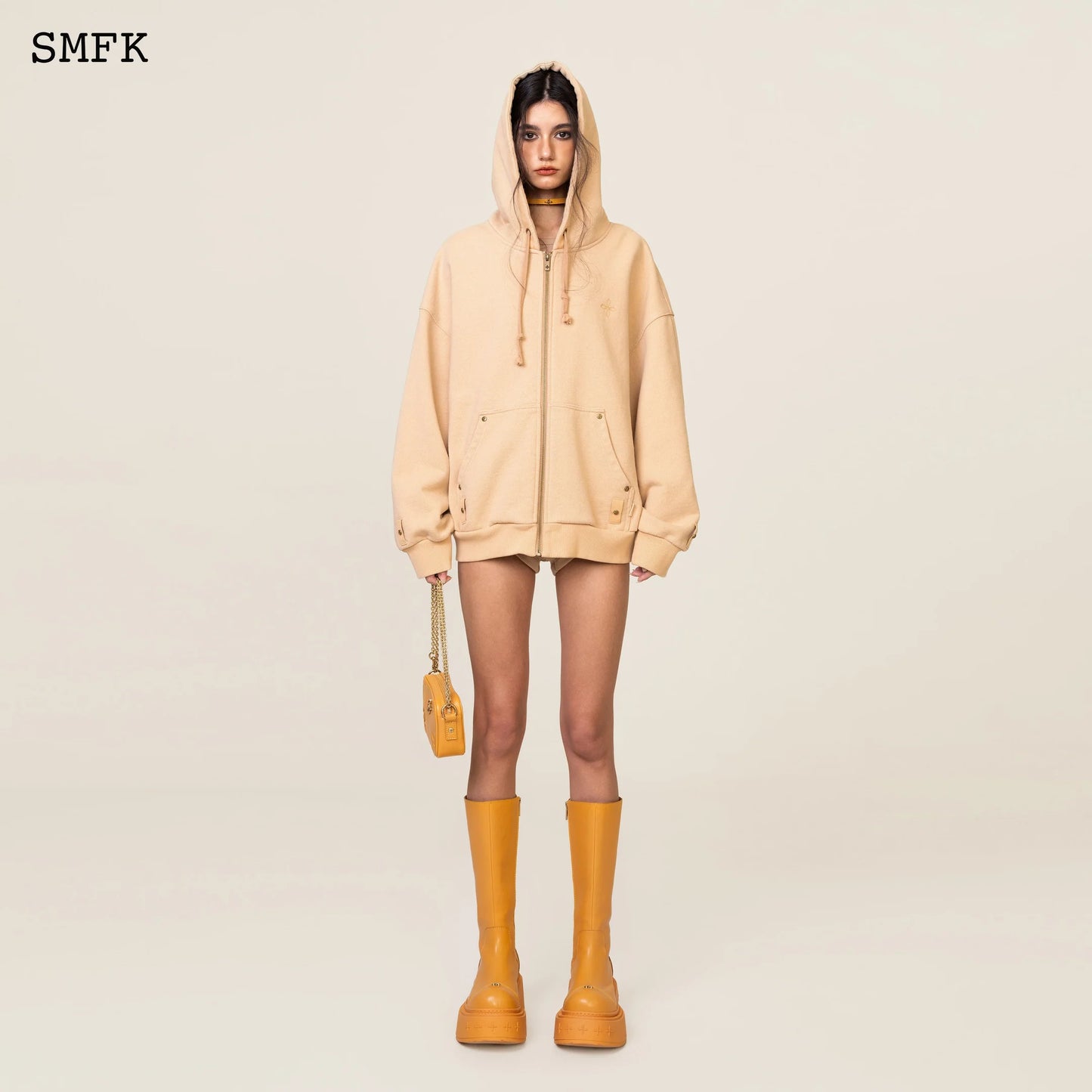 Compass Classic Cross Hoodie Wheat Jacket
