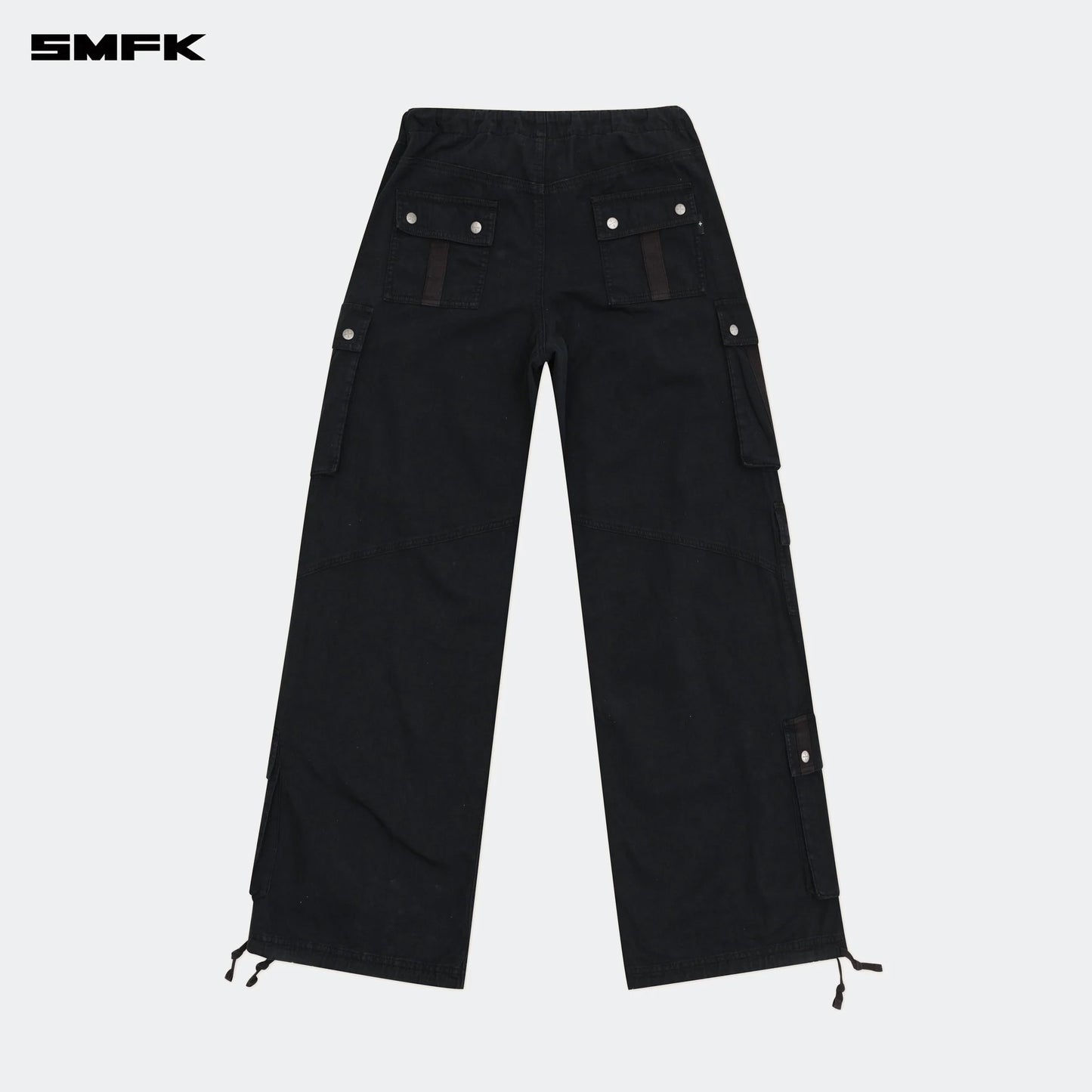 Compass Cyber Tarpan Retro Paratrooper Pants Black