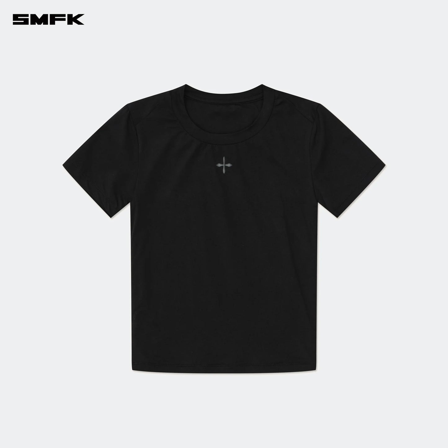 Compass Hug Skin-Tight Fitting Tee Black