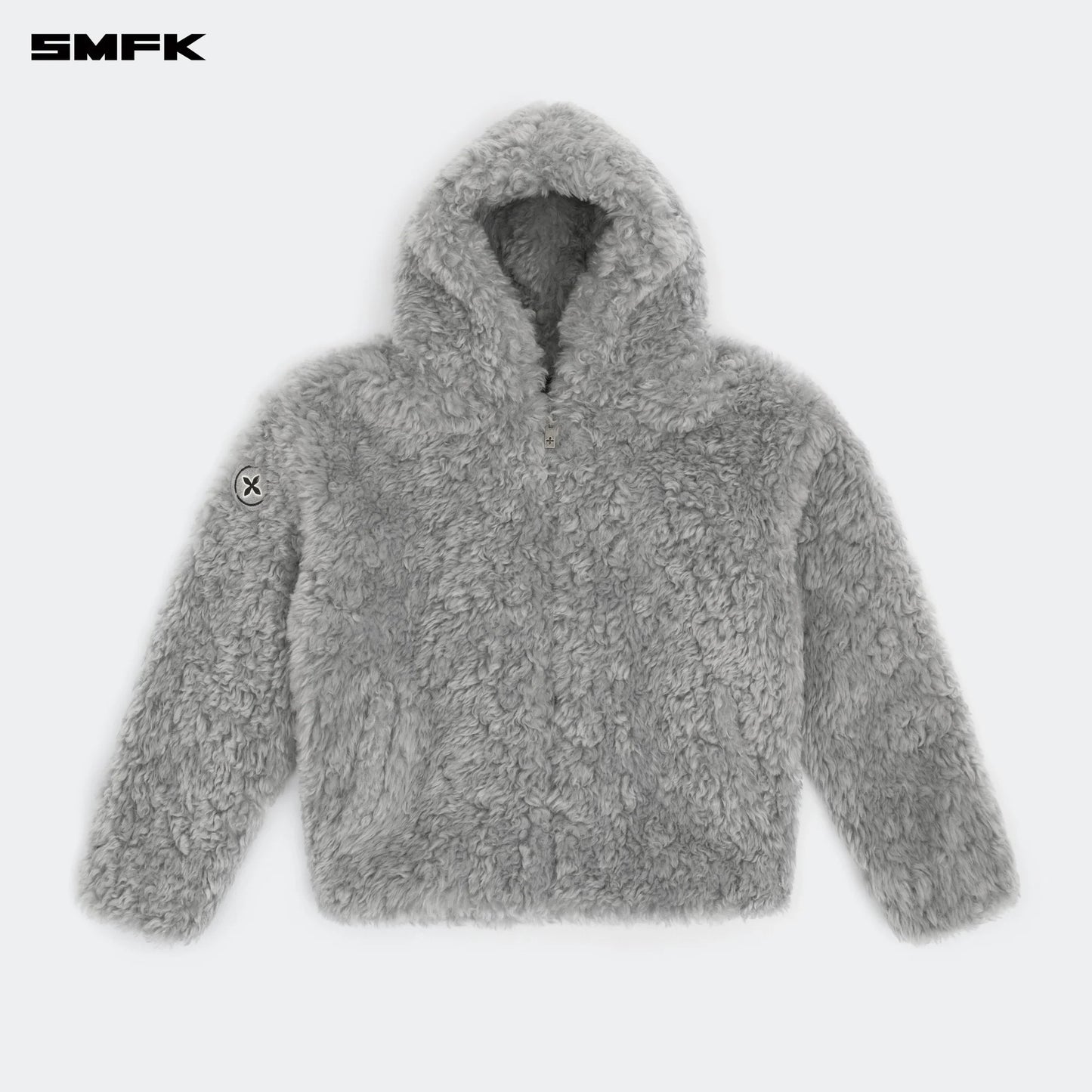 COMPASS SNOWMAN CLASSIC FAUX FUR JACKET GRAY