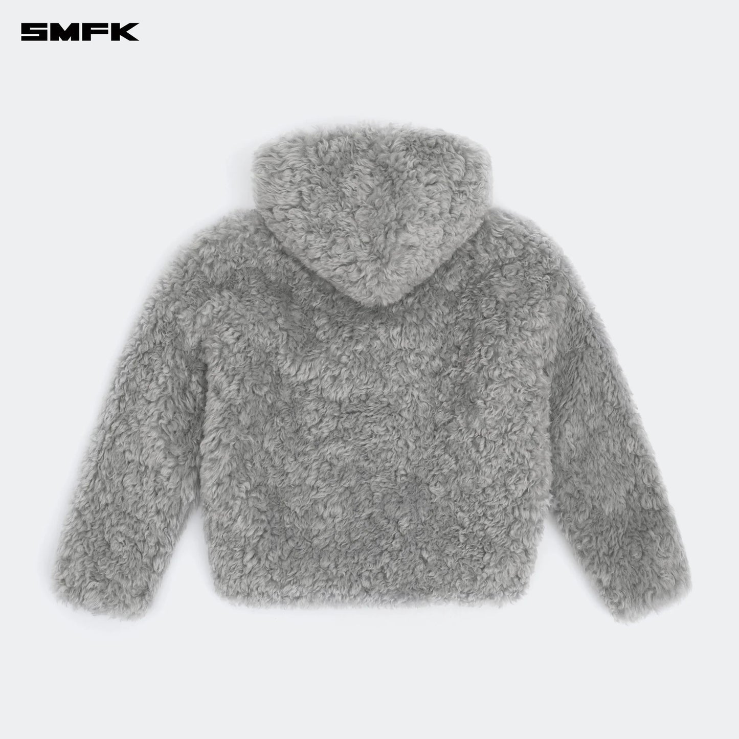 COMPASS SNOWMAN CLASSIC FAUX FUR JACKET GRAY