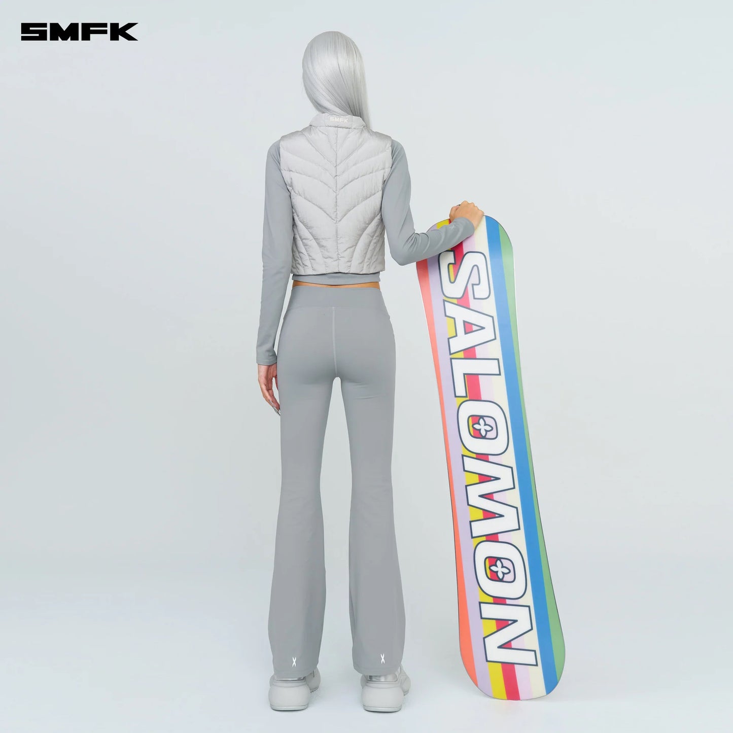 FUTURE STORM PUFF VEST JACKET GRAY