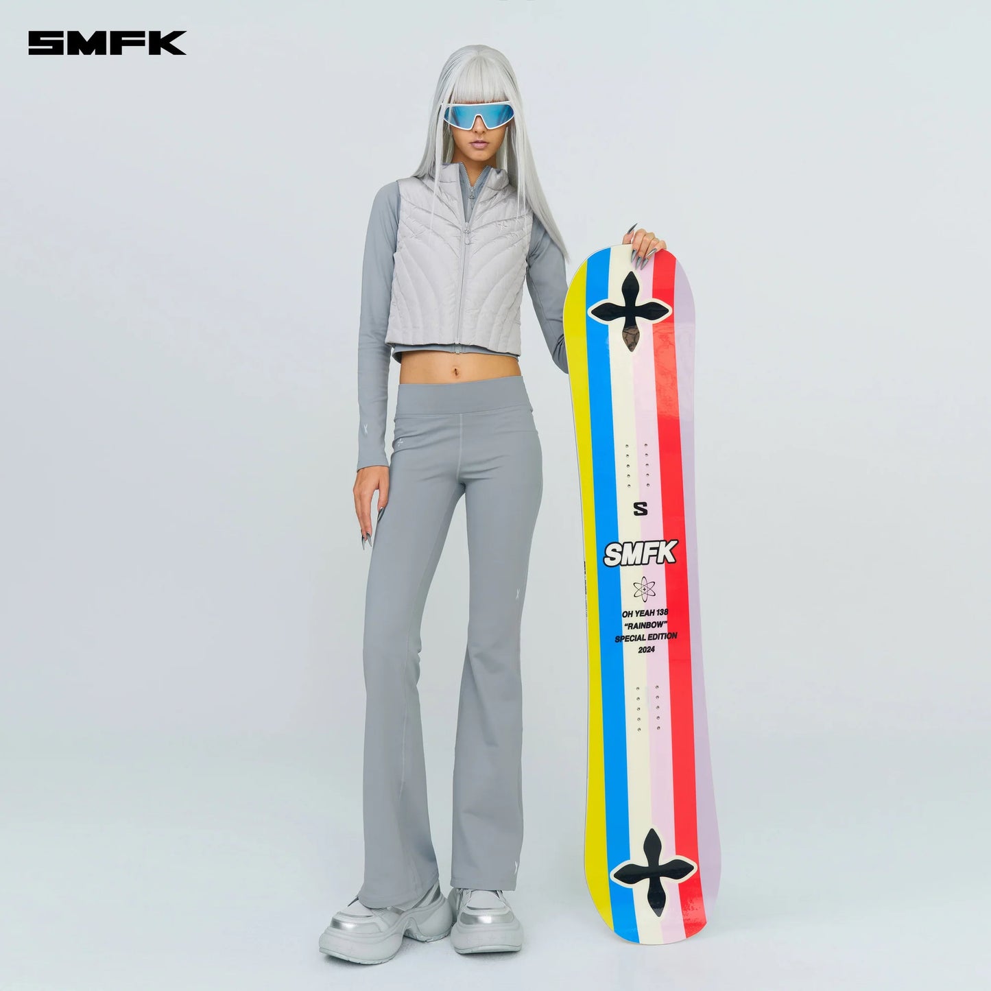 FUTURE STORM PUFF VEST JACKET GRAY