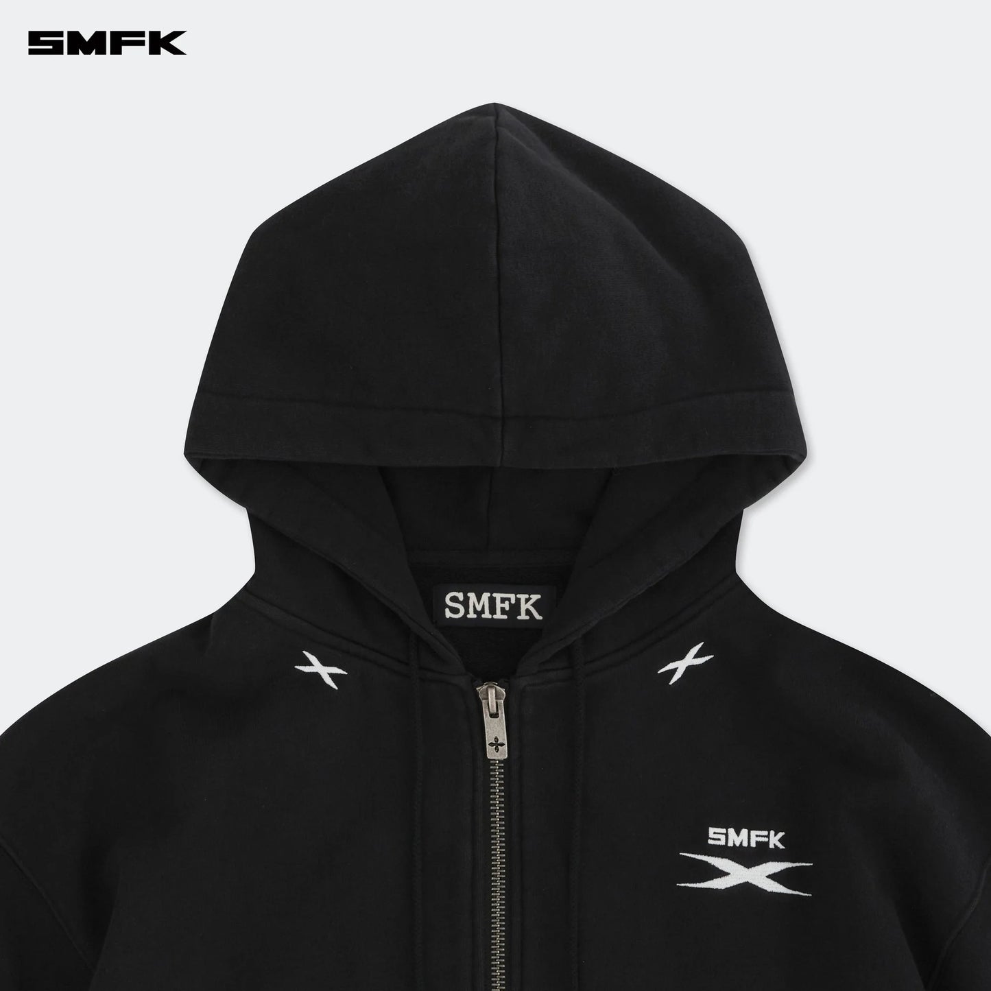 FUTURE GENES LOOSE HOODIE JACKET BLACK