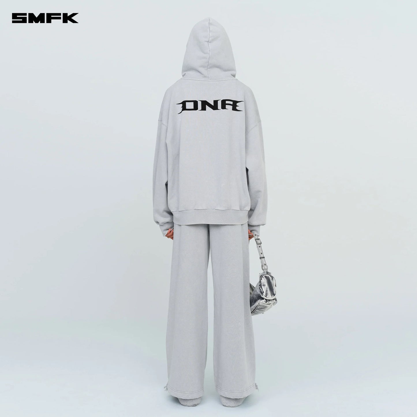 FUTURE GENES LOOSE HOODIE JACKET GRAY