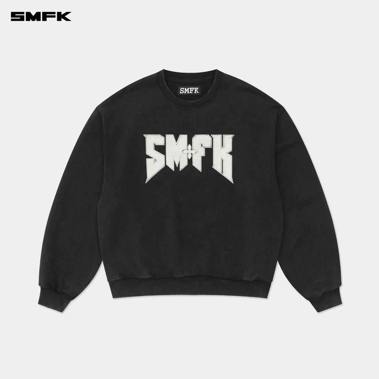 COMPASS METAL ROCK RETRO LOOSE SWEATSHIRT