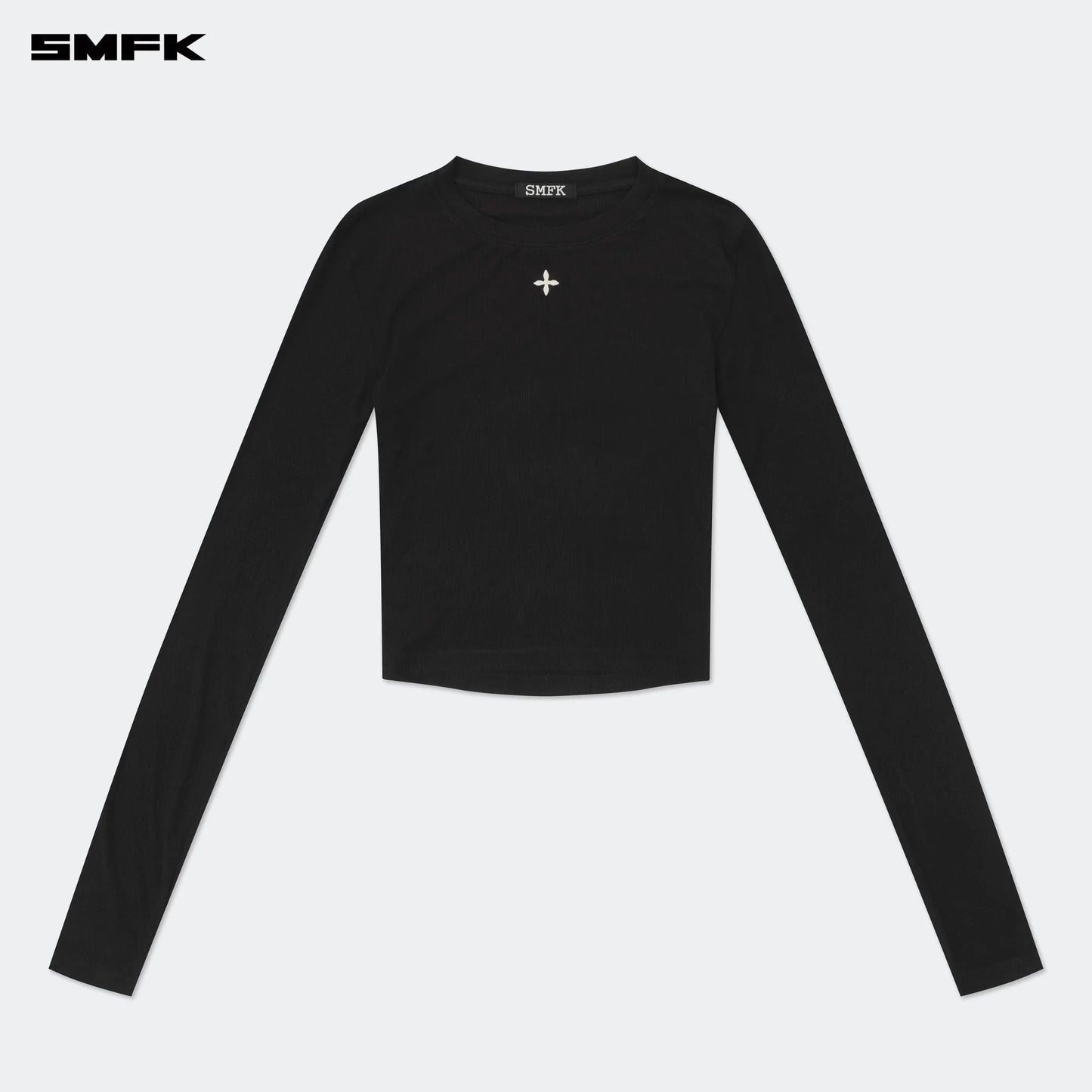 COMPASS HUG TIGHT SPORTS TOP IN BLACK