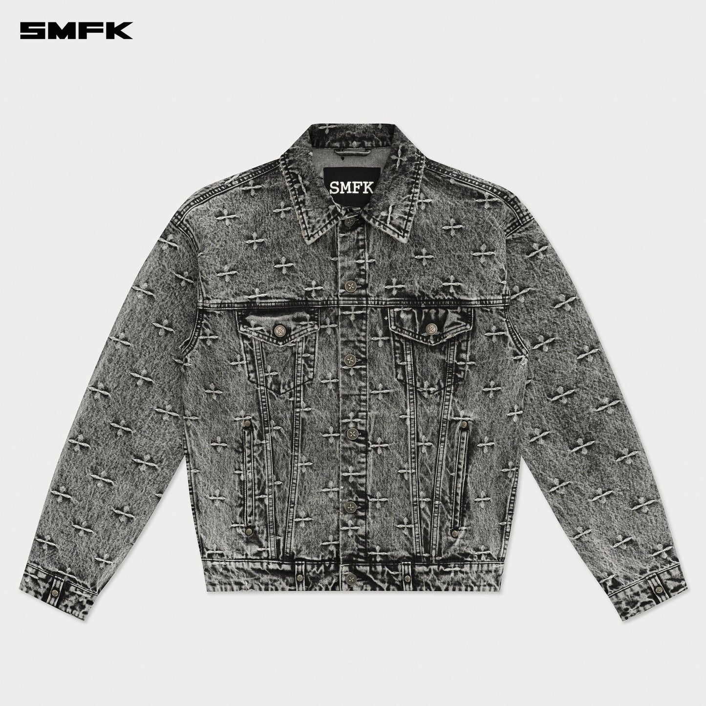 COMPASS STORM GARDEN WIDE FIT DENIM JACKET STORM GARDEN (GRAY)