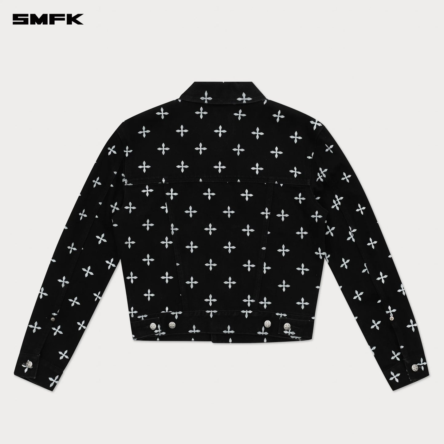 COMPASS GARDEN ETERNAL GARDEN DENIM JACKET BLACK GARDEN