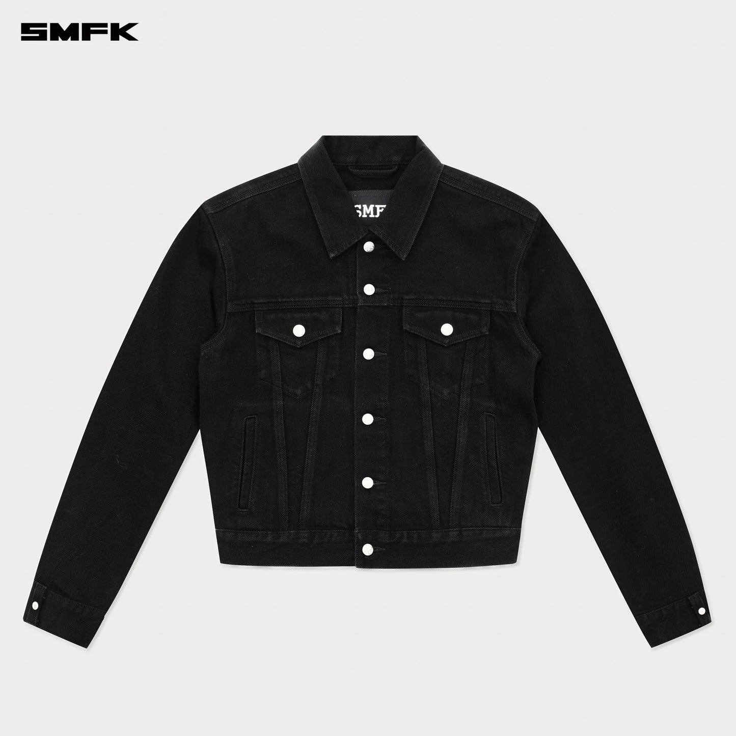 COMPASS PERMANENT ETERNAL DENIM JACKET BLACK DENIM