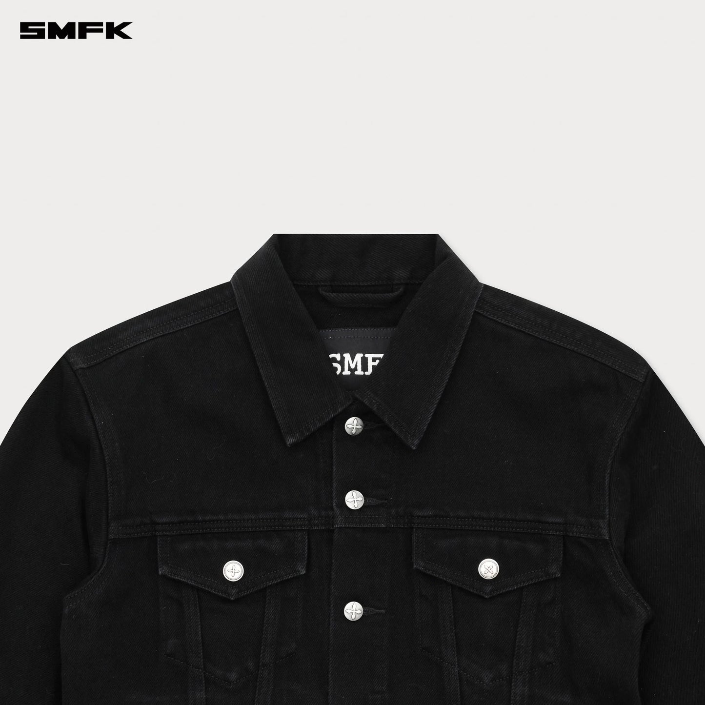 COMPASS PERMANENT ETERNAL DENIM JACKET BLACK DENIM
