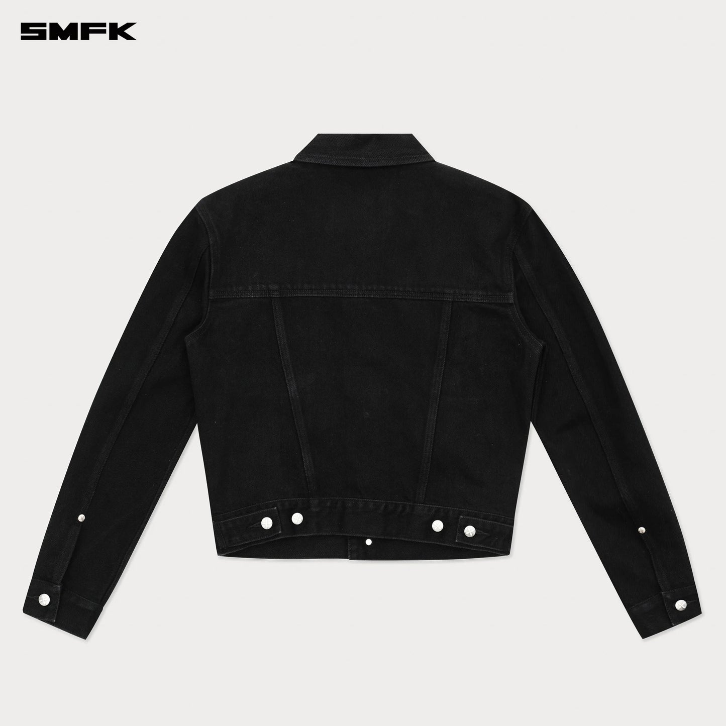 COMPASS PERMANENT ETERNAL DENIM JACKET BLACK DENIM