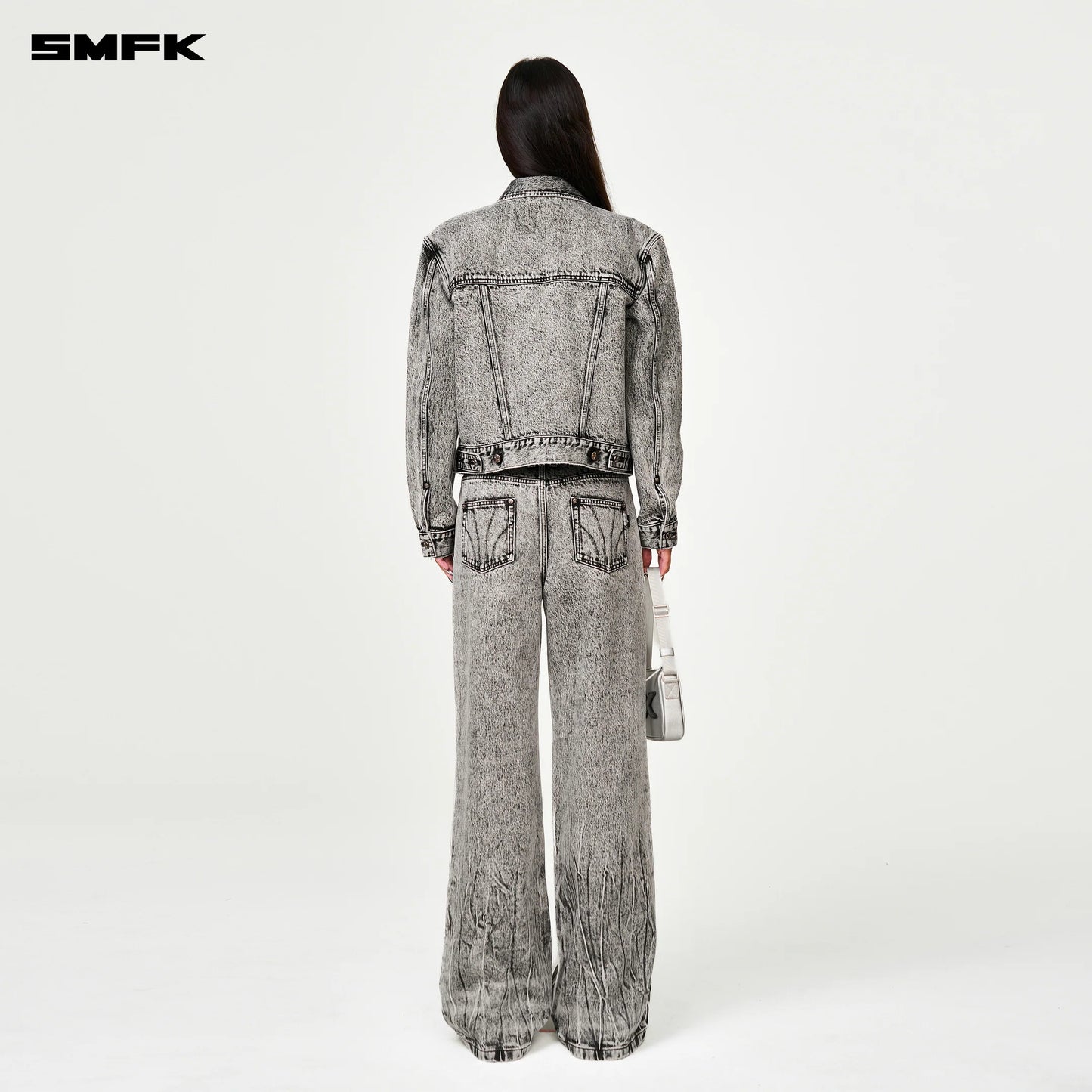 COMPASS PERMANENT ETERNAL DENIM JACKET DUSTY GRAY