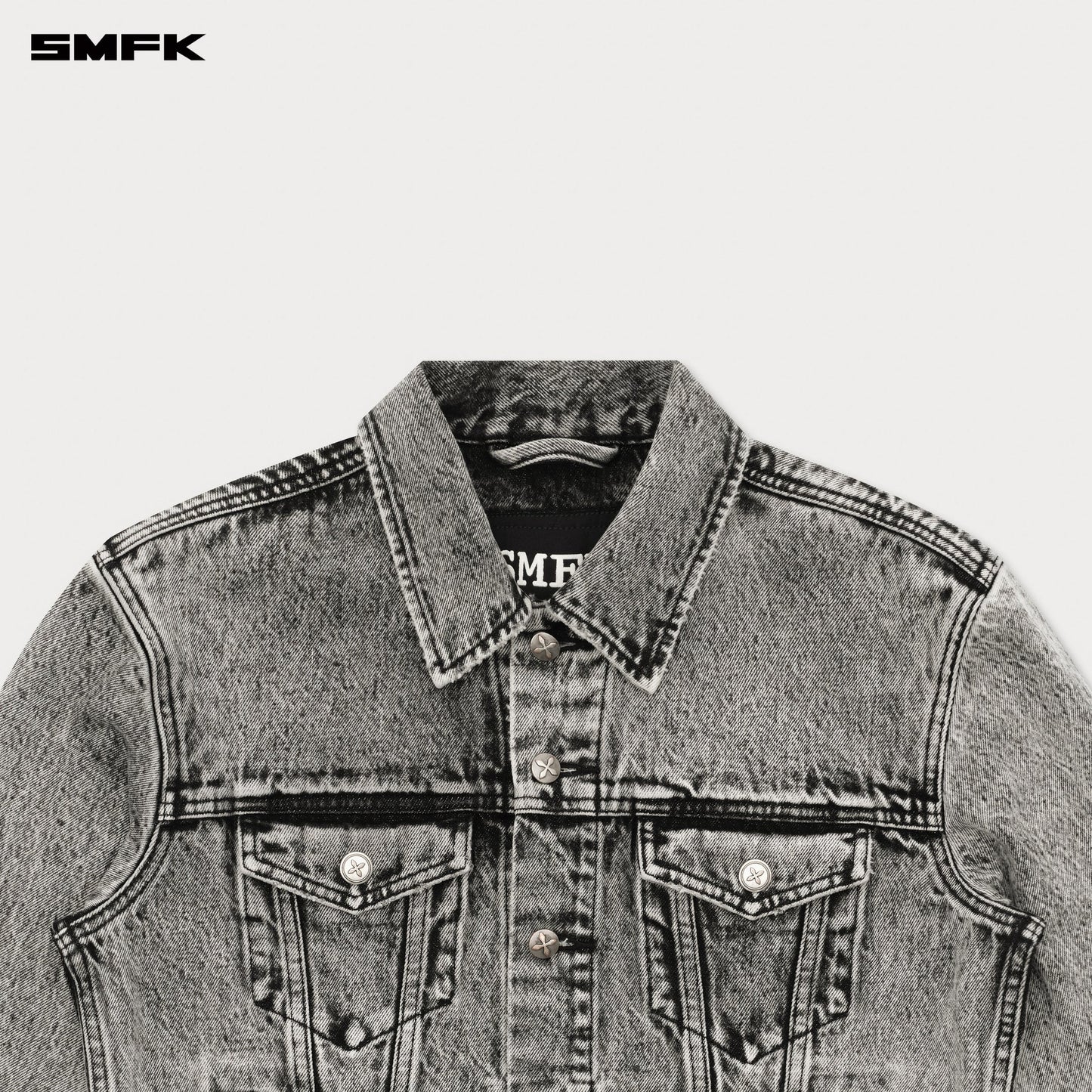 COMPASS PERMANENT ETERNAL DENIM JACKET DUSTY GRAY