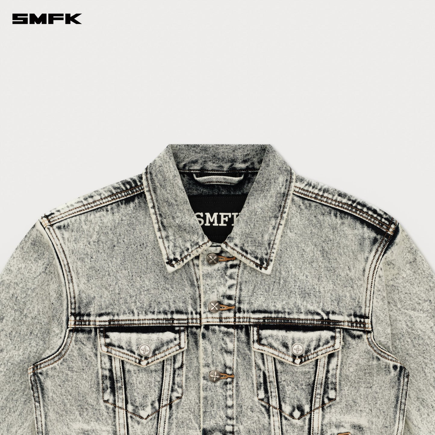 COMPASS PERMANENT DENIM JACKET SNOWFLAKE