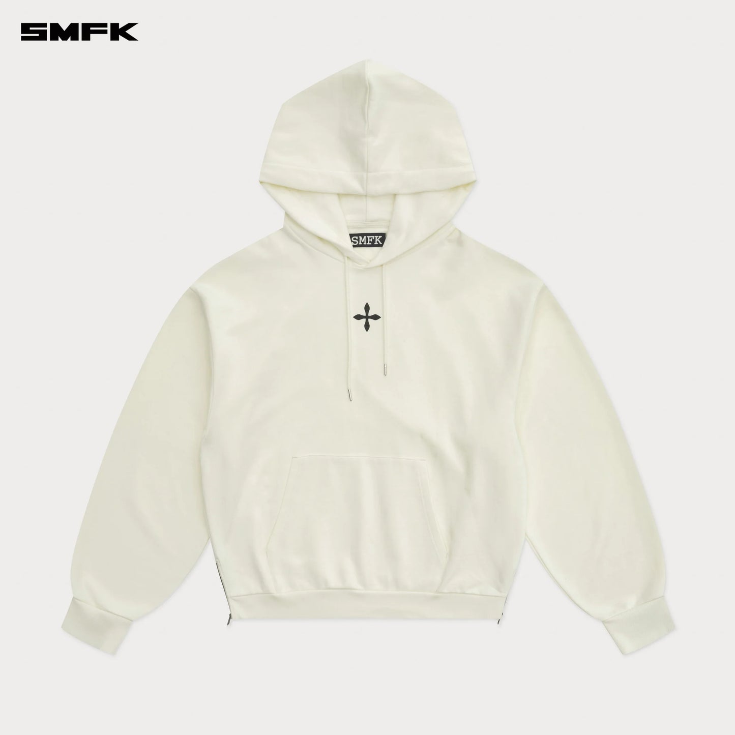 COMPASS CROSS ETERNITY FIRST GENERATION HOODIE - SNOWY MOUNTAIN WHITE