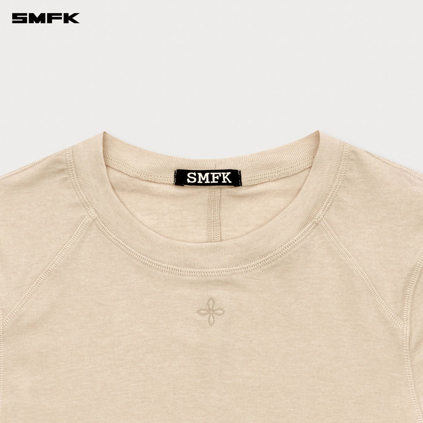 COMPASS RUSH PUNCH SLIM FIT TOP - LINEN
