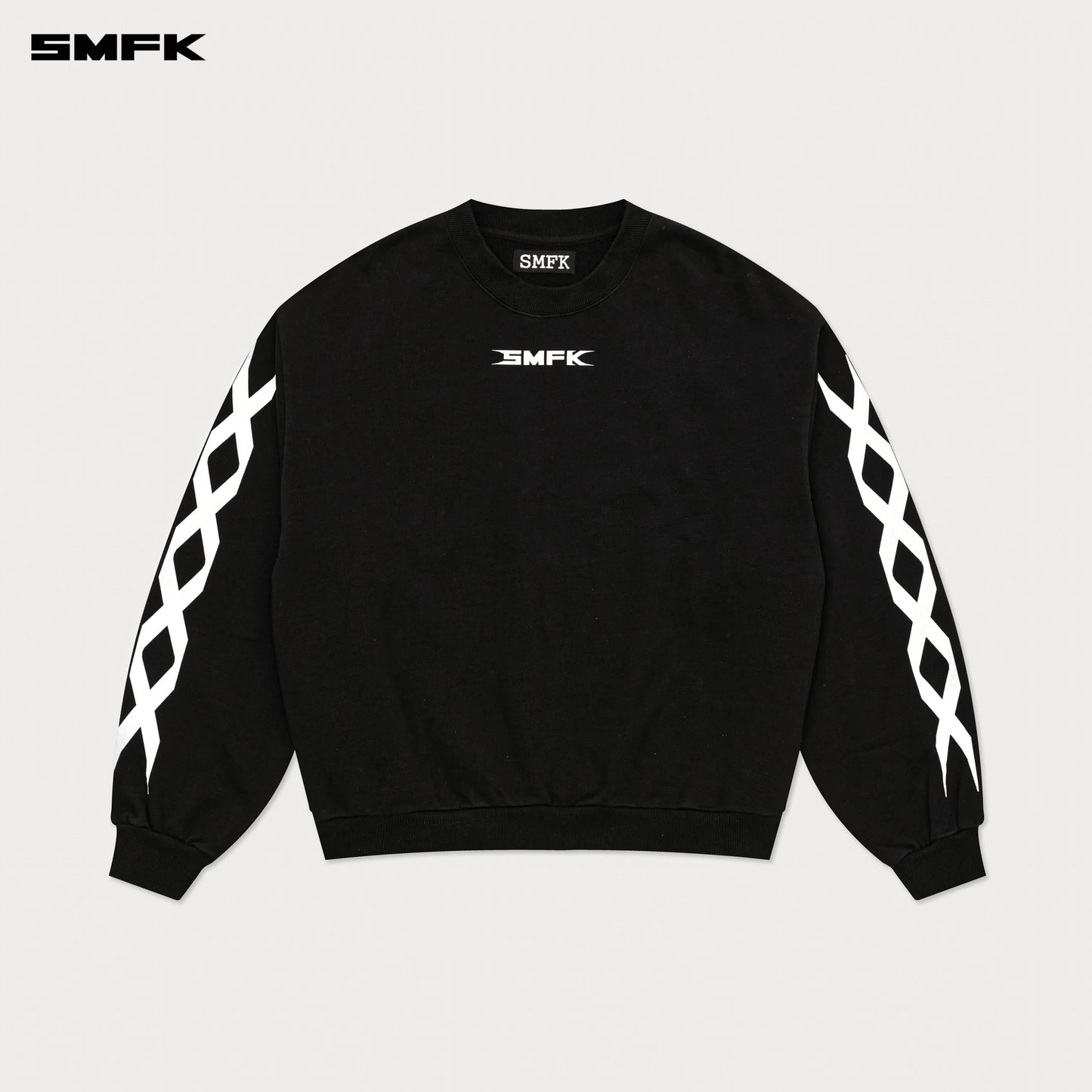 FUTURE DNA GENETIC CHAIN RACING WIDE SWEATSHIRT - WILDERNESS BLACK