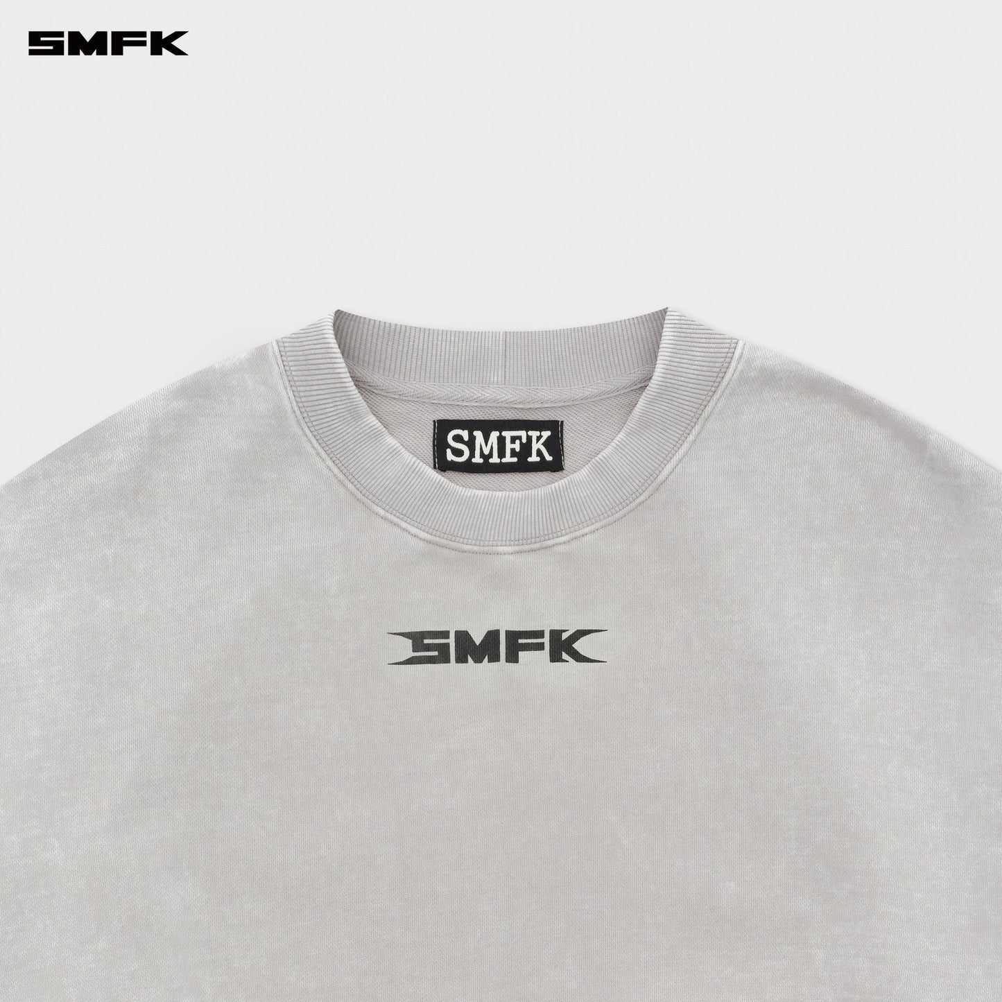 FUTURE DNA GENETIC CHAIN RACING WIDE SWEATSHIRT - DUSTY GRAY