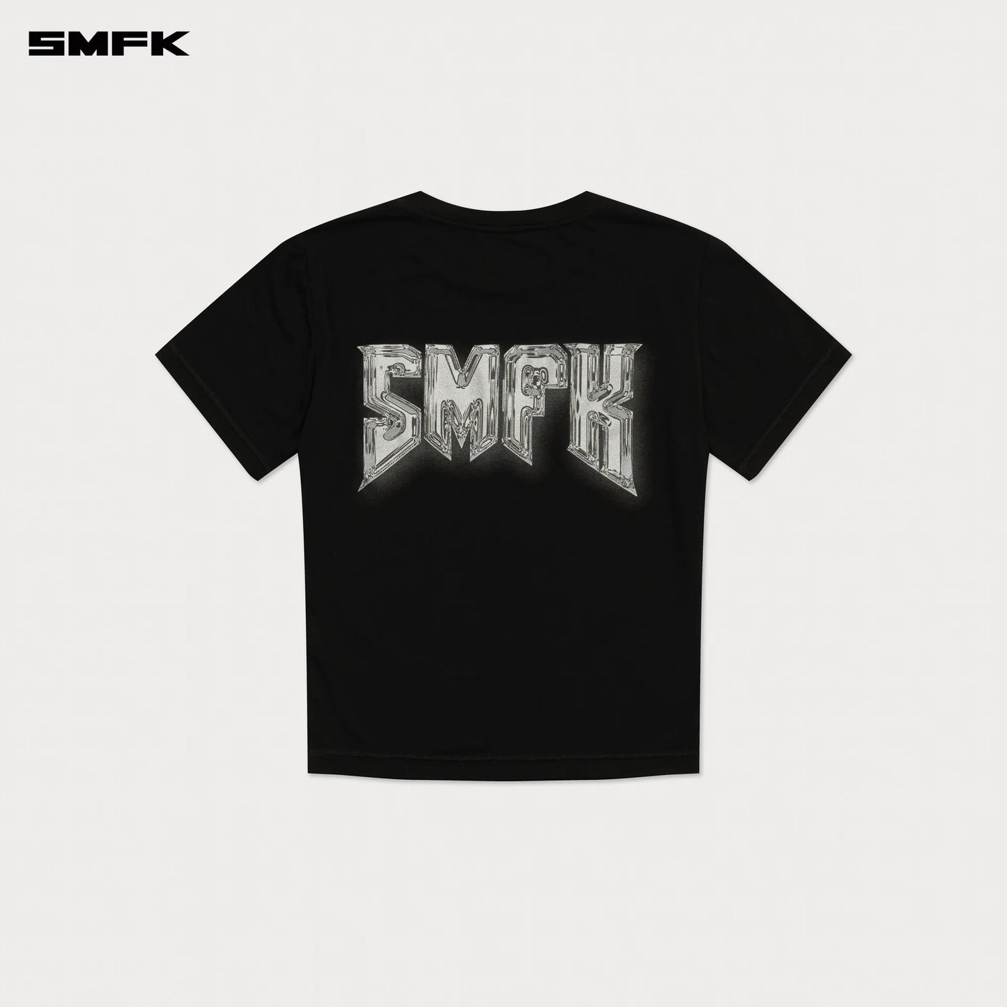 COMPASS METAL ROCK SLIM-FIT TEE BLACK