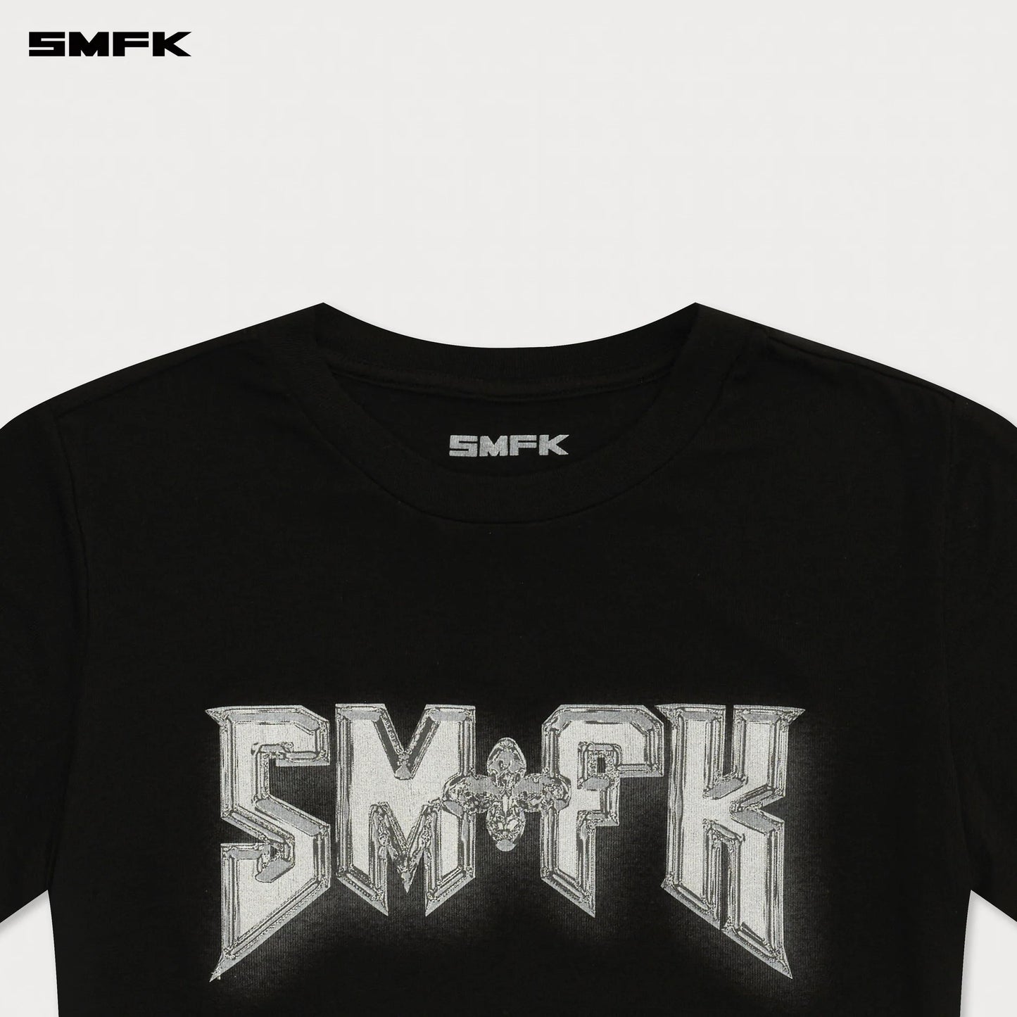 COMPASS METAL ROCK SLIM-FIT TEE BLACK