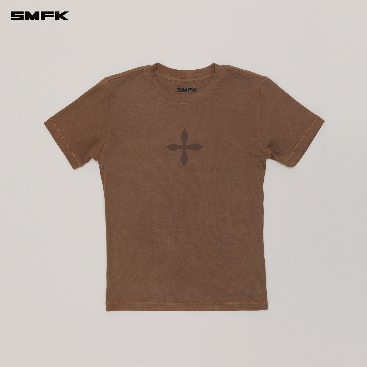 Compass Original Badge Tee Mustang Brown